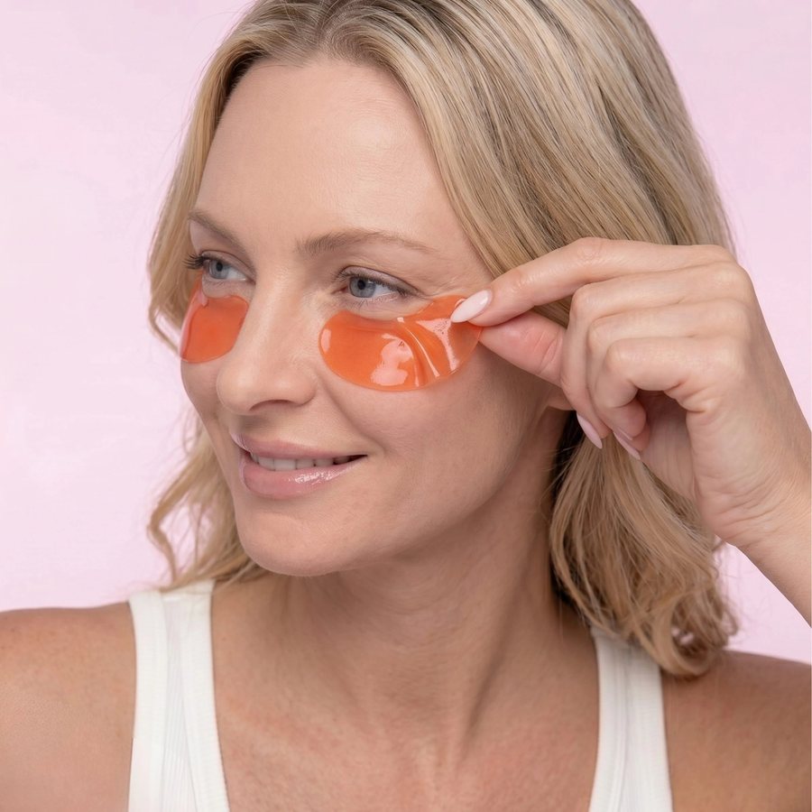 Les Patchs Anti-Cernes posés sous les yeux
